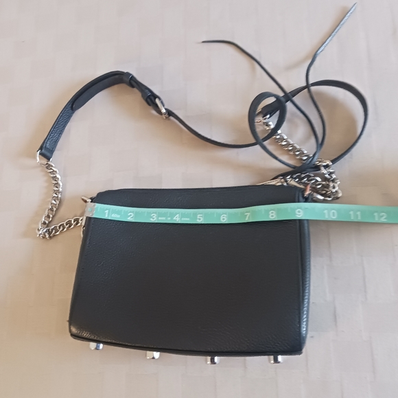 Rebecca Minkoff Pebbled Leather Chain Crossbody Bag - Picture 6 of 14